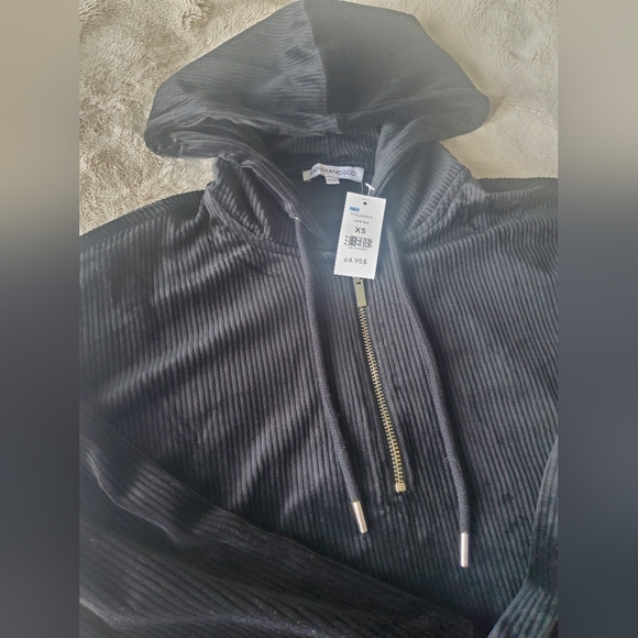 Velour Women's Hoodie - Picture 3 of 5